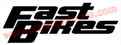 Fast Bikes Decal